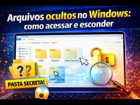 Arquivos ocultos no Windows: como acessar e esconder