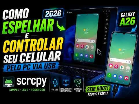 Scrcpy: espelhamento do Android no PC por USB