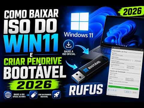 Windows 11: ISO e pendrive bootável com Rufus